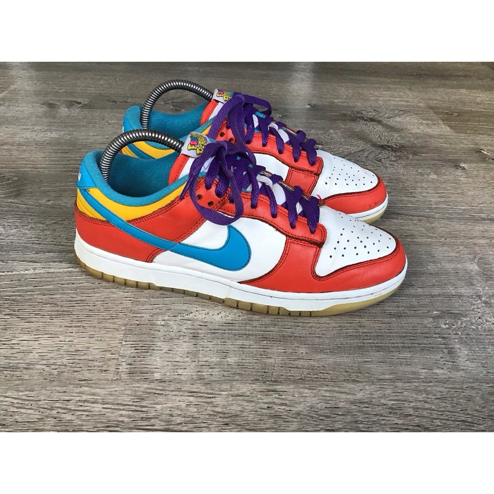 Nike Dunk Low Men's Size 7.5 Shoes LeBron James Fruity Pebbles DH8009-600